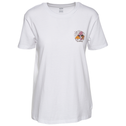Women's - Vans Capped T Shirt - White/White