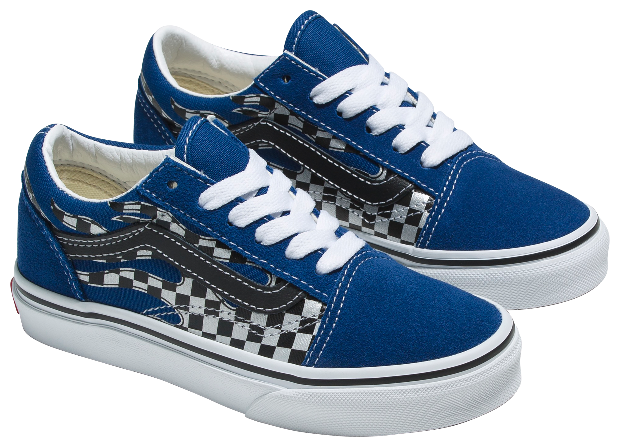 Vans discount flame blue