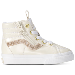 Girls' Toddler - Vans SK8 Hi Dazzled - Turtledove/White