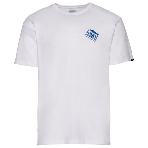 

Vans Mens Vans Record Label T-Shirt - Mens White/Blue Size L