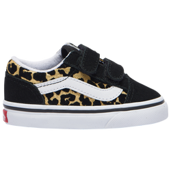 Girls' Toddler - Vans Old Skool - Black/White/Brown