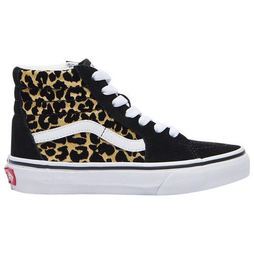 

Vans Girls Vans SK8 Hi - Girls' Preschool Shoes Black/White/Brown Size 11.0