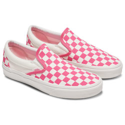 Women's - Vans Classic Slip-On - Honeysuckle Pink/White