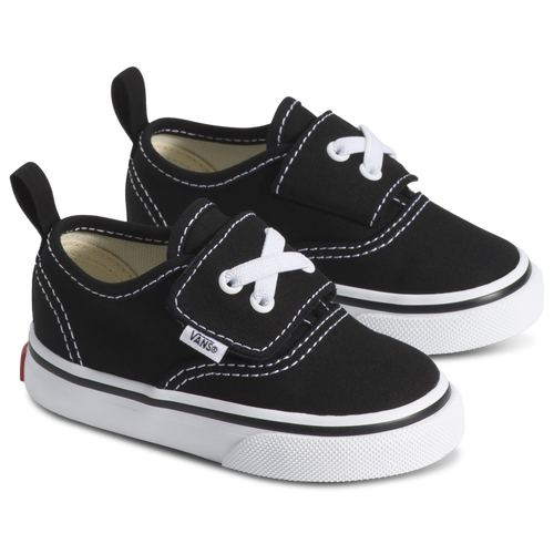 Boys Vans Authentic - Boys' Toddler Shoes Black/White Size 08.0