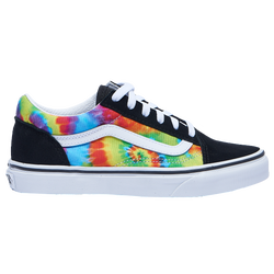Boys' Preschool - Vans Old Skool - Black/Yellow/Blue