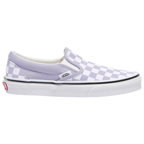 

Vans Boys Vans Slip On - Boys' Grade School Running Shoes Lavender/White Size 6.5