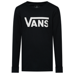 Boys' Grade School - Vans Classic Long Sleeve T-Shirt - Black/White