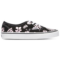 Women's - Vans Authentic Ox - Black/Pink Floral
