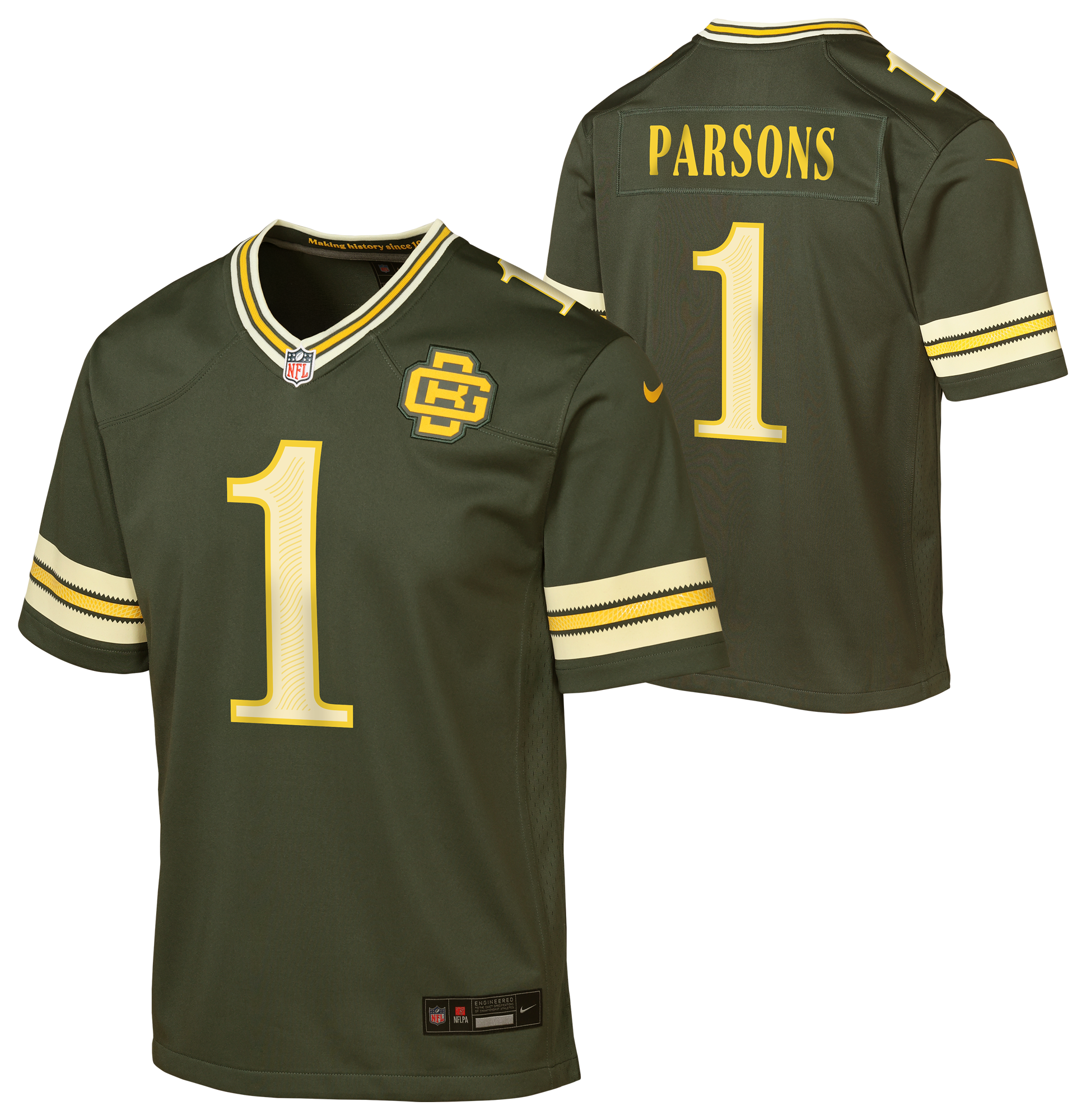 Nike Packers NFL Rival Game Jersey - Boys' Grade School