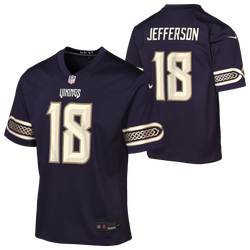 Boys' Grade School - Nike Vikings NFL Rival Game Jersey - Purple