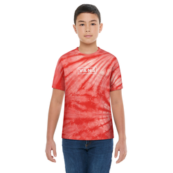 Boys' Grade School - Vans Tie Dye Box T-Shirt - Red