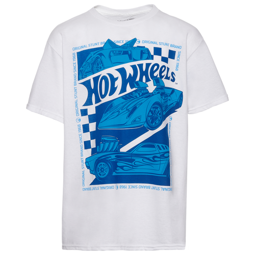 

Boys Hot Wheels Hot Wheels Hot Wheels Culture T-Shirt - Boys' Grade School White/White Size XL