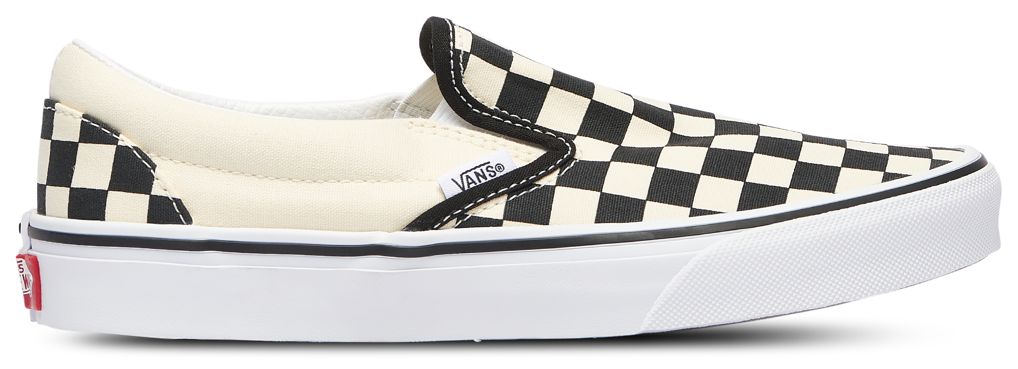 Women's - Vans Classic Slip On - White/Black