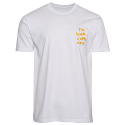 Men's - The Hometown Wave Graphic Short Sleeve T-Shirt - White/Yellow/Brown