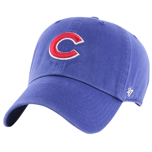 47 Brand Mens Chicago Cubs  Cubs Clean Up Cap In Royal