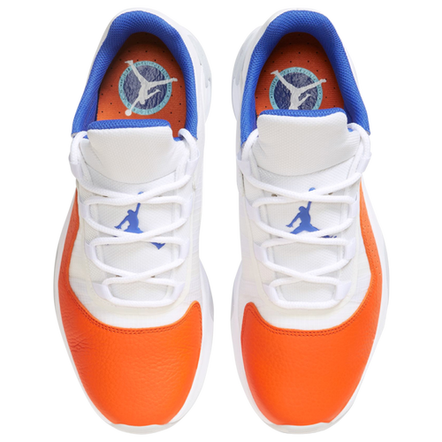 Orange and white jordan 11s best sale