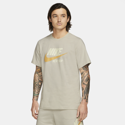 Men's - Nike NSW City T-Shirt - Light Bone/Orange