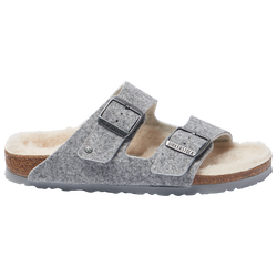 Women's - Birkenstock Arizona Wool - Light Gray/Natural