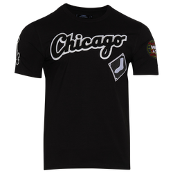 Men's - Pro Standard White Sox Retro Logo T-Shirt - Black/Black
