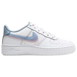 Girls' Grade School - Nike Air Force 1 LV8 - Blue/Punch/White