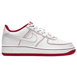 Boys' Grade School - Nike Air Force 1 Low - White/Red