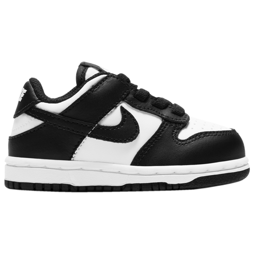 

Boys Nike Nike Dunk Low - Boys' Toddler Shoe Black/White/White Size 10.0