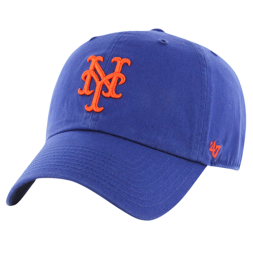 

47 Brand Mens New York Mets 47 Brand Mets Clean Up Cap - Mens Royal Size One Size