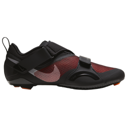 Men's - Nike Superrep Cycle - Black/Metallic Silver/Hyper Crimson