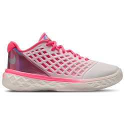 Boys' Grade School - Nike Kobe 3 Diamond Low - Sail/Mtlc Silver/Hot Punch