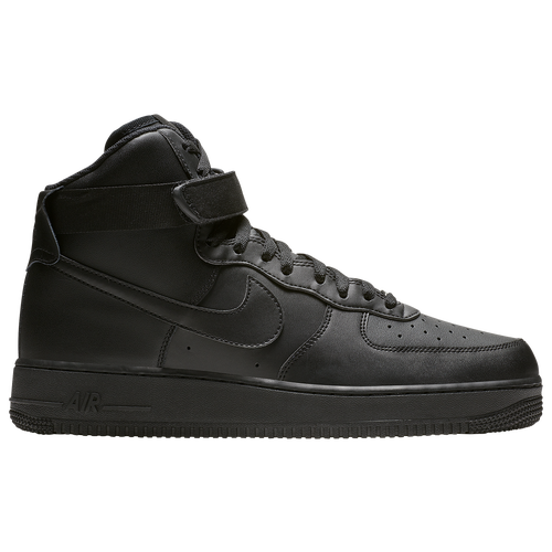 Shop Nike Mens  Air Force 1 High '07 Le In Black/black