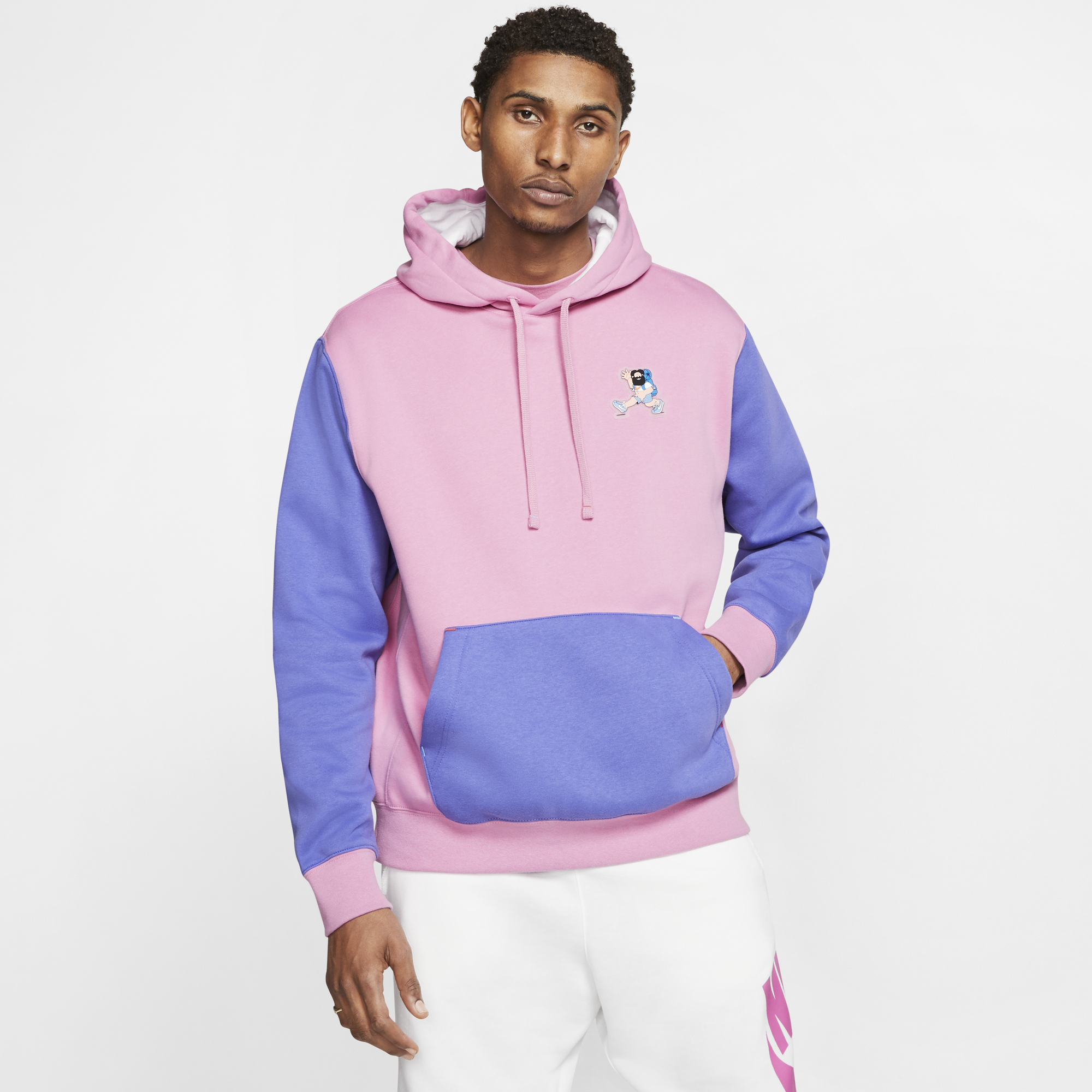 Relaxed Fit Hoodie - White/Pokémon - Men