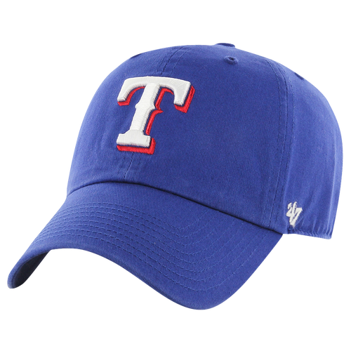 

47 Brand Mens Texas Rangers 47 Brand Rangers Clean Up Cap - Mens Blue Size One Size
