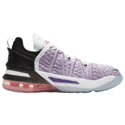 Boys' Grade School - Nike LeBron 18 - Multi-Color/White