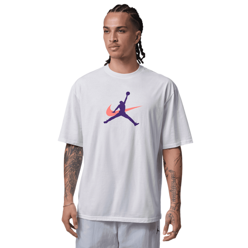 Jordan Mens MJ Statement 1985 Short Sleeve Crew - - White