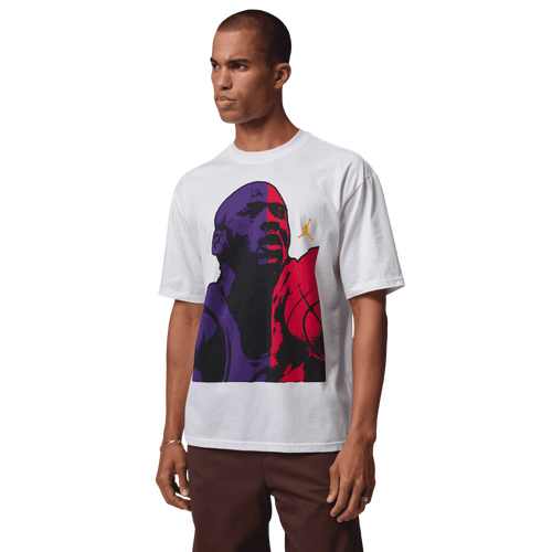 Jordan MJ Statement 1985 Short Sleeve Crew - Jordan White