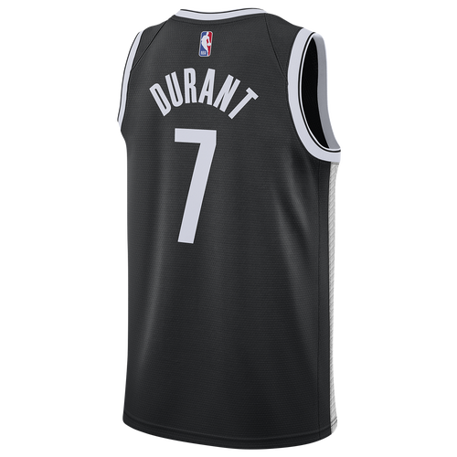 

Nike Mens Kevin Durant Nike Nets Swingman Jersey - Mens Black/White Size XL