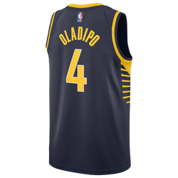 Men's - Nike Pacers Icon Edition 2020 Swingman Jersey - College Navy/Amarillo