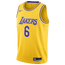 Nike Lakers Swingman Jersey - Men's Amarillo/White