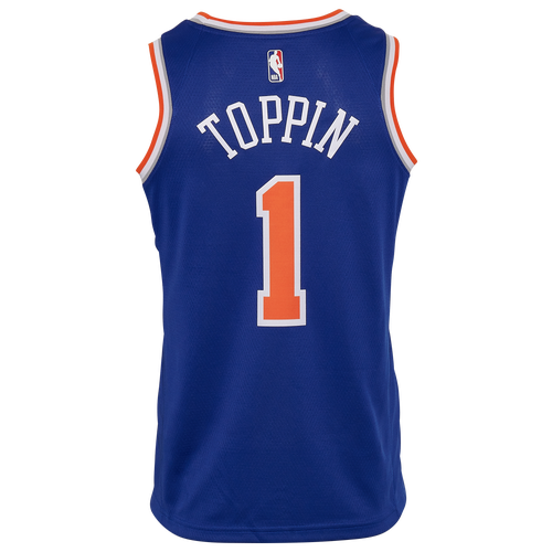 

Nike Mens Nike Knicks Icon Edition 20 Swingman Jersey - Mens Blue/White Size S