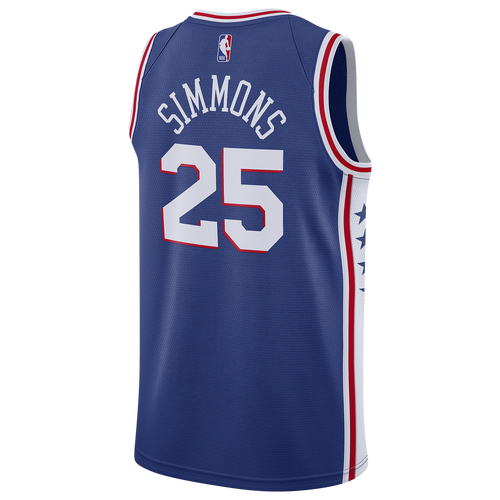 

Nike Mens Ben Simmons Nike 76ers Icon Edition 2020 Swingman Jersey - Mens White/Rush Blue Size XXL