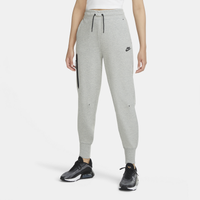 Women's - Nike NSW Tech Fleece Pants - Dark Grey Heather /Black