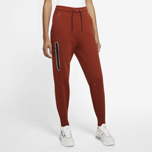 Nike Tech Fleece full-zip color block hoodie in dusty pink/light brown