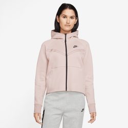 Women's - Nike NSW Tech Fleece WR Full-Zip Hoodie - Pink