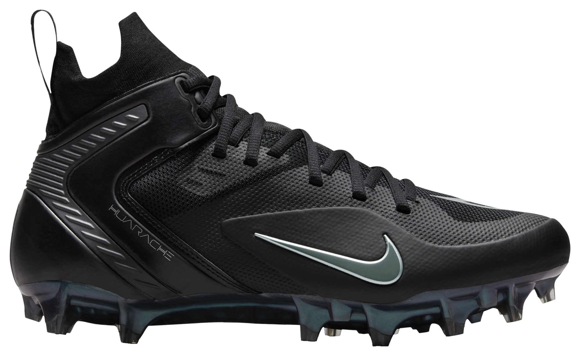 Nike alpha huarache 6 clearance elite turf lax black