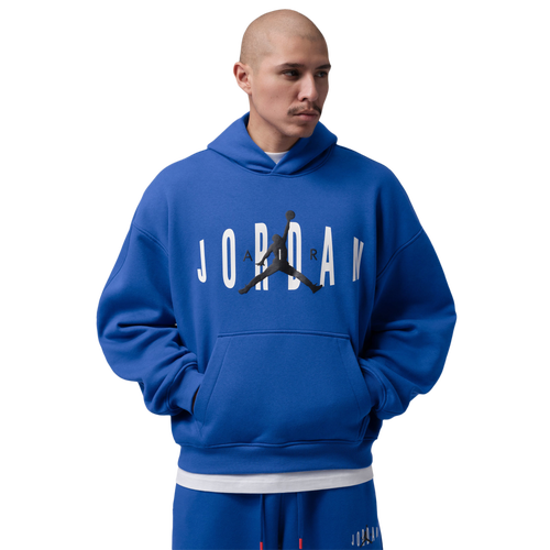  - Jordan Brooklyn Graphic Oversized Pullover BB Hoodie - Varsity Royal/White Black