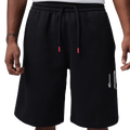 Jordan Brooklyn Graphic Oversized 11" Basketball Shorts - Jordan Black/White Metallic Gold