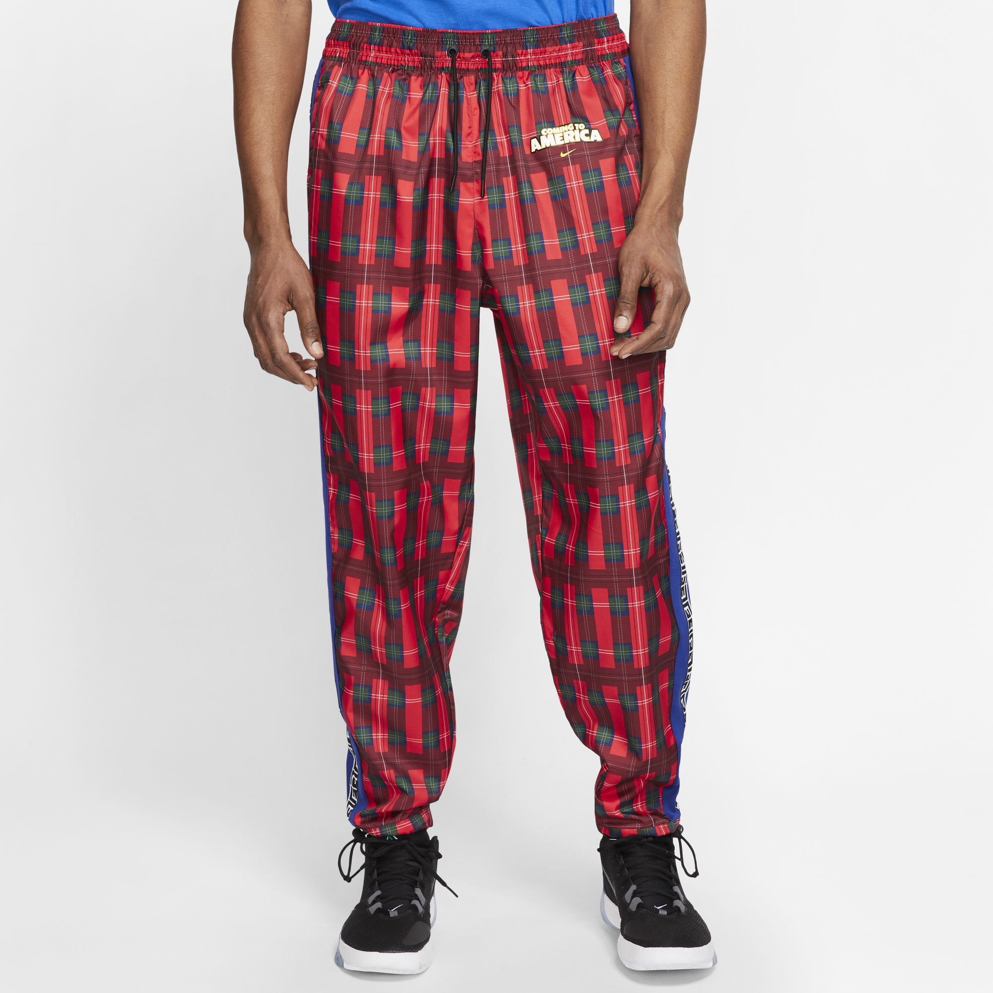 nike plaid sweatpants