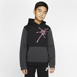 Boys' Grade School - Nike Club Hoodie - Blue/Pink