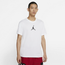 Jordan Jumpman Dri-Fit Short Sleeve Football T-Shirt - Men's White/Black