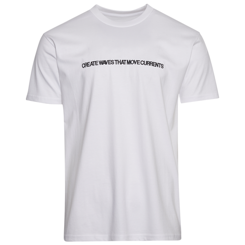 MENS - The Hometown Wave Waves Short Sleeve T-Shirt - White/Black